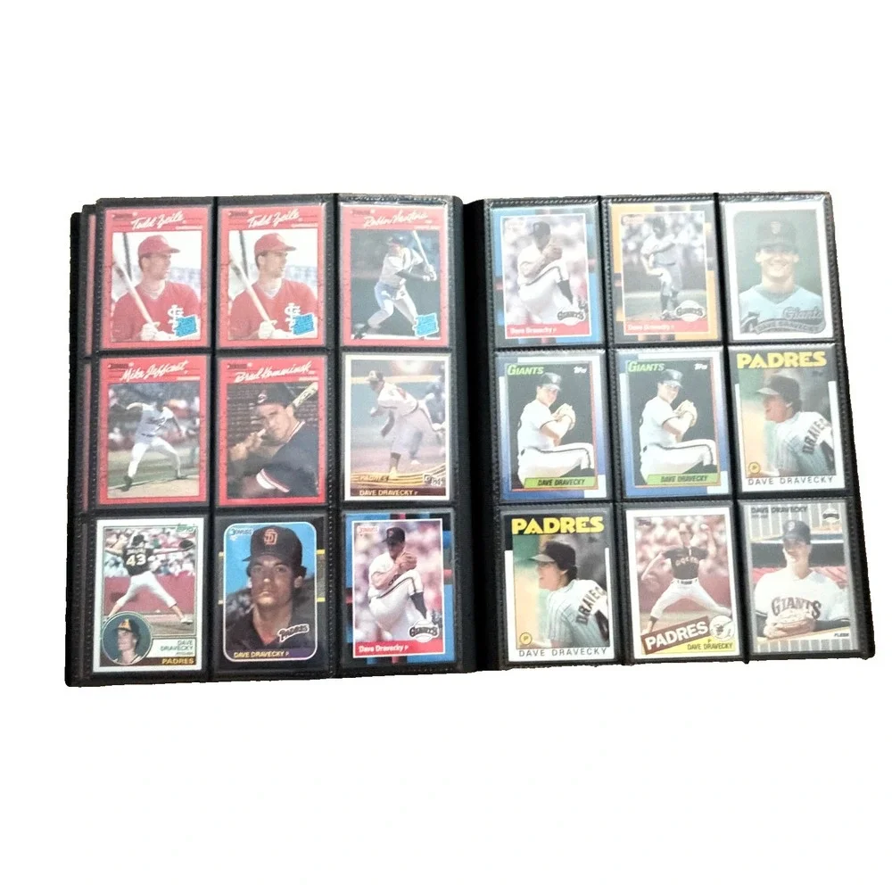 Nolan Ryan Baseball Card Lot Canseco McGwire Binder 80s 90s 360 Cards